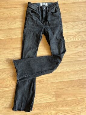 Smith & Rogue Washed Black Boot Cut No. 77 Denim Jeans Jeans 25x32
